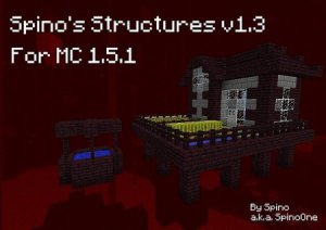 Скачать SPINO'S STRUCTURES для Minecraft 1.5.1